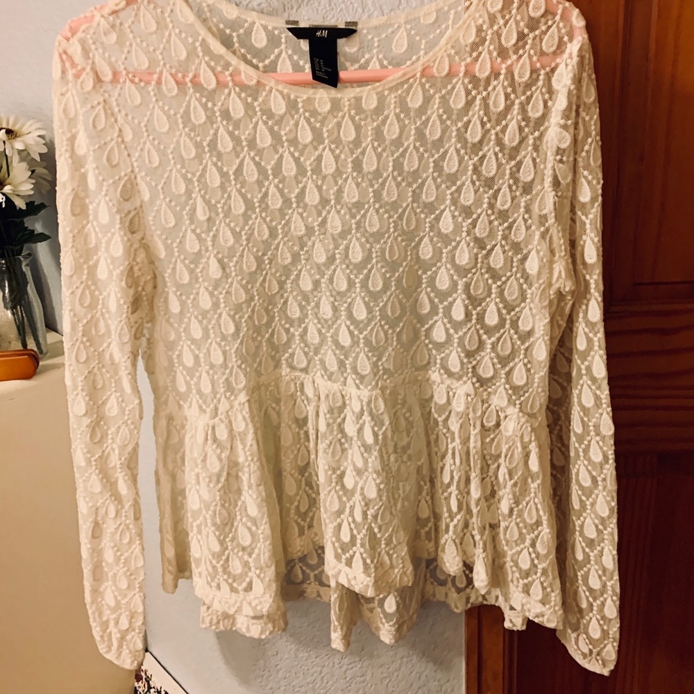 H&M Sheer Blouse